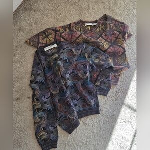 Men's Multicolor Patterned Sweater